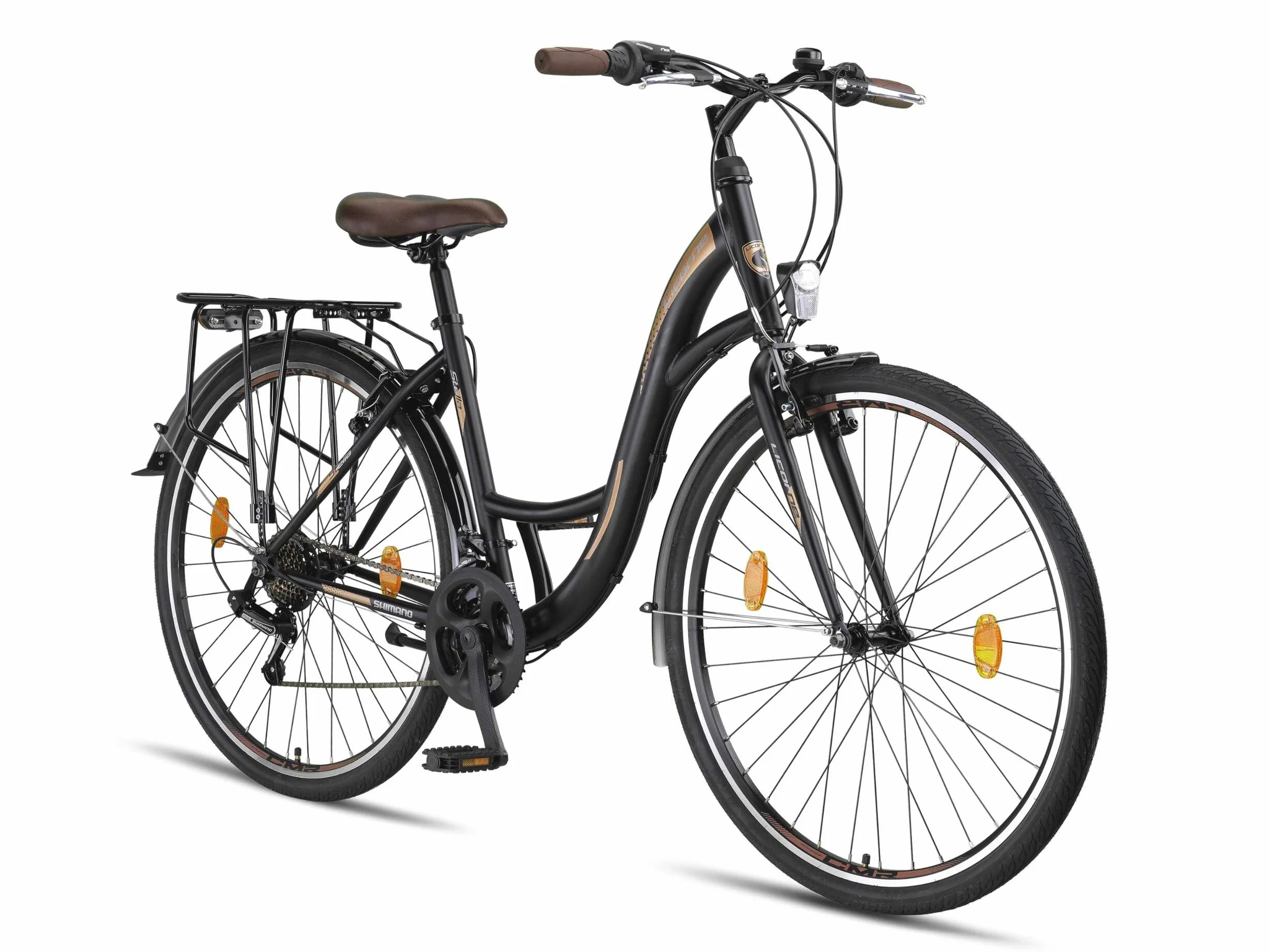 Licorne Bike Stella Premium City Bike 24 26 28 pouces Dérailleur Shimano 21 vitesses Vélo hollandais