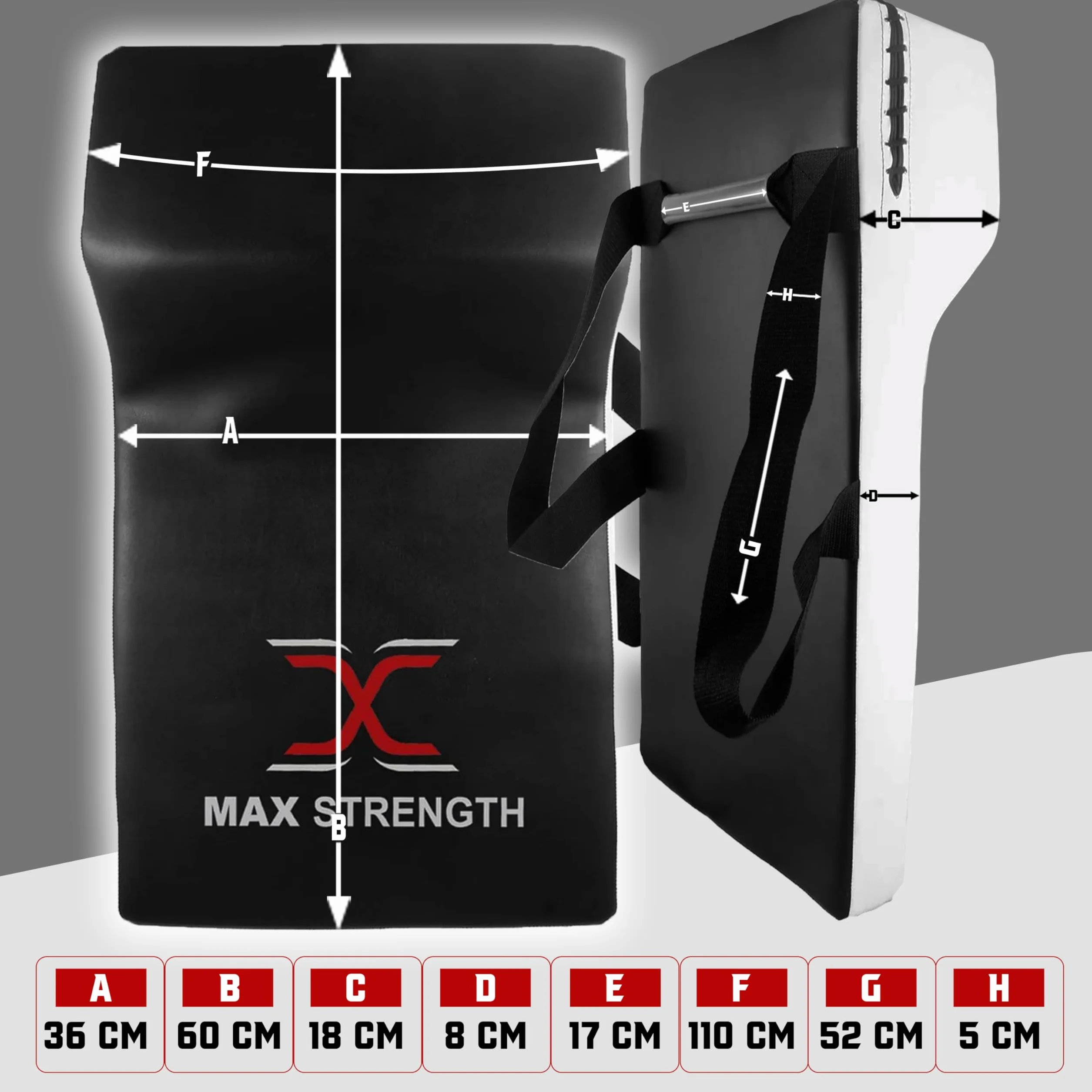 MAXSTRENGTH Bouclier de rugby en mousse haute densité de qualité professionnelle
