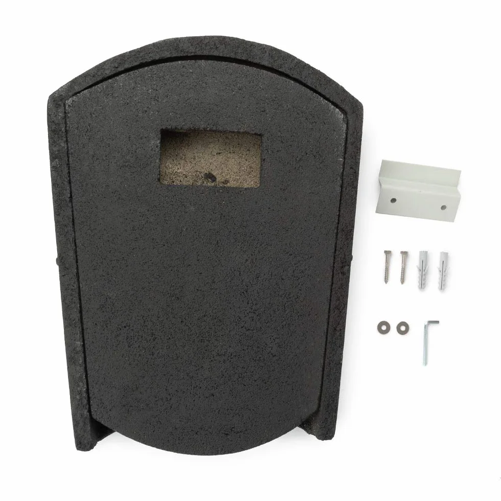Vivara Beaumaris Maxi Nichoir pour chauve-souris en béton 38 x 50 x 6,5 cm