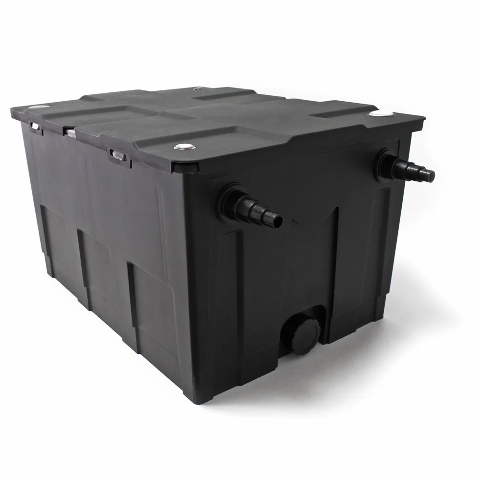 Wiltec Kit complet CBF-550 Filtre de bassin 60000 L Biologique NEO10000 SuperECO pompe 10000l/h 80W CUV-218 lampe UVC 18W