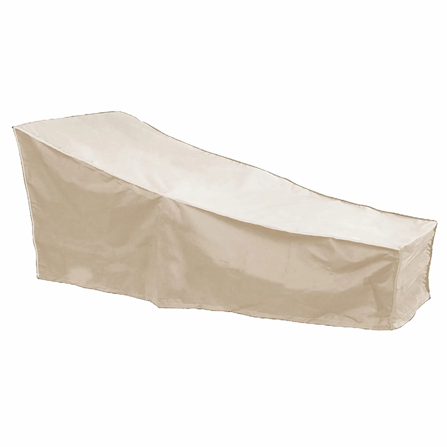 Housse de Chaise Longue de Patio Imperméable 82 L x 30 L x 16 H Pouces Beige