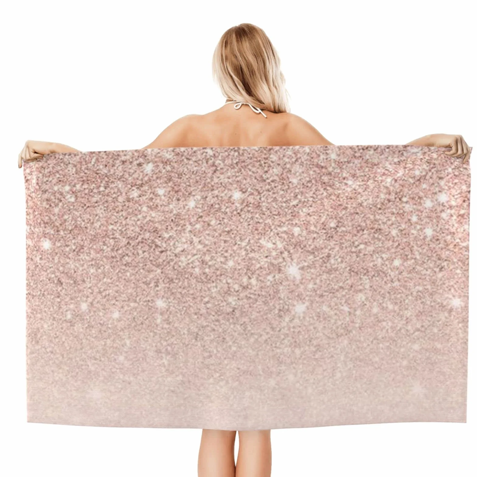 Serviette de plage en microfibre imprimée à séchage rapide pour adultes - Légère et douce - Séchage rapide - Pour voyage, camping, gym, natation, yoga