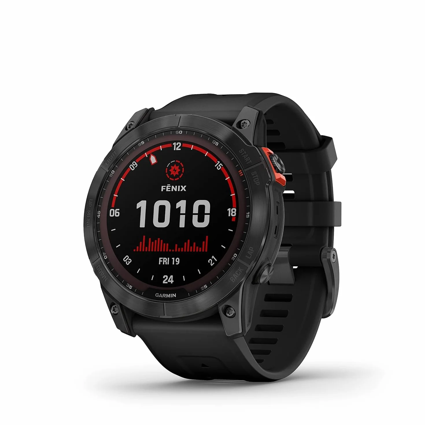 Garmin fenix 7X Solar Montre GPS Multisports Haute Performance 51 mm Noir