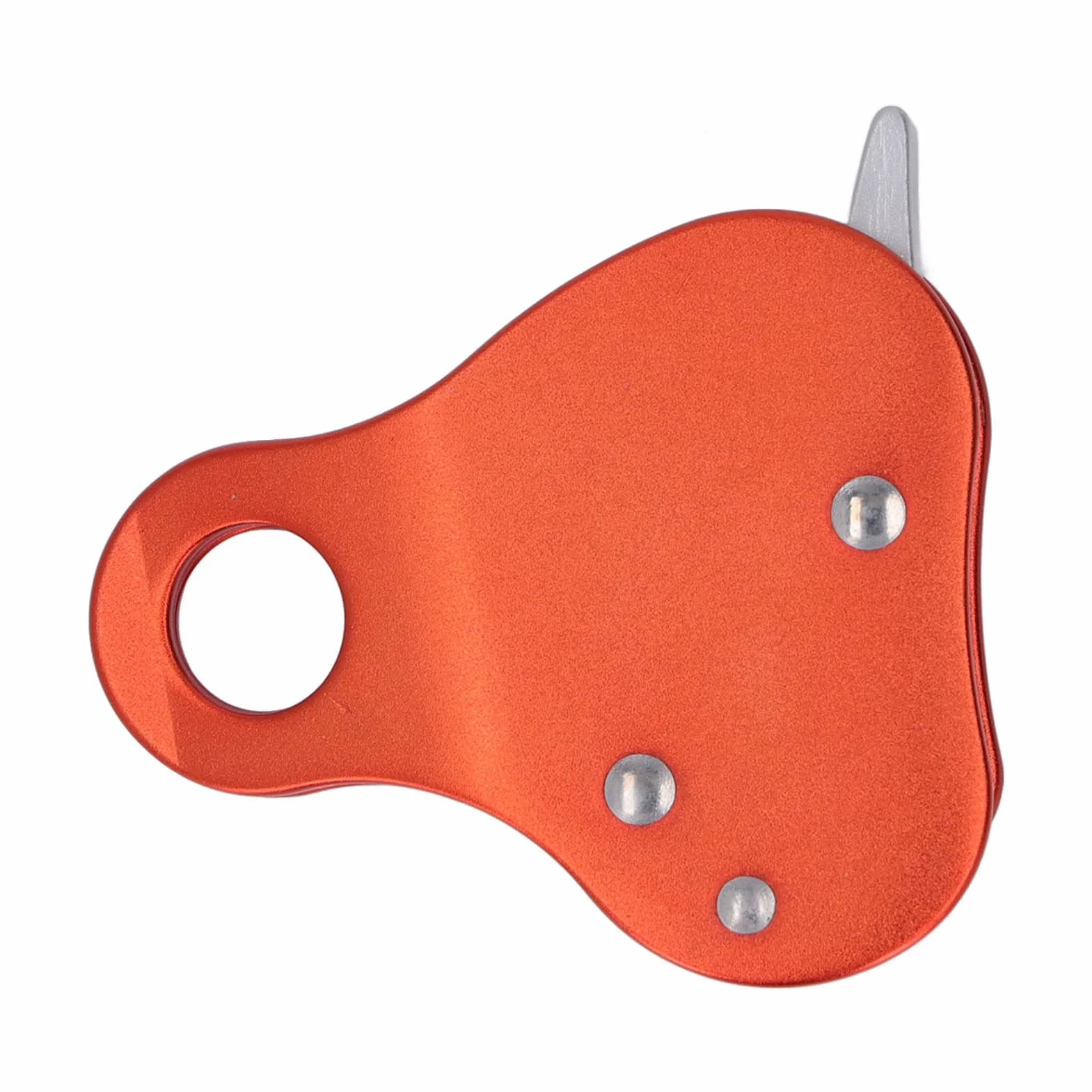 Keenso Bloqueur de Corde d'escalade en Alliage D'aluminium Autobloquant 8‑13 Mm Bloqueur de Corde d'escalade pour L'alpinisme d'escalade en Plein Air (Orange)