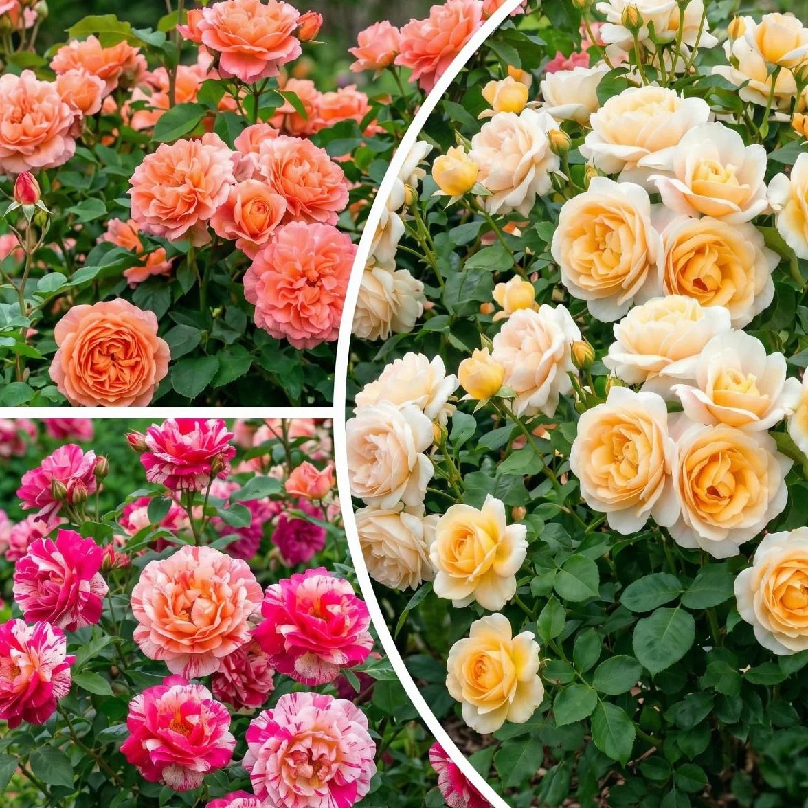 Rose Collection 3 Plantes Fleurs à Planter Exterieur Parfumées Vivaces Résistantes Plantes de Hollande Mélange Coloré