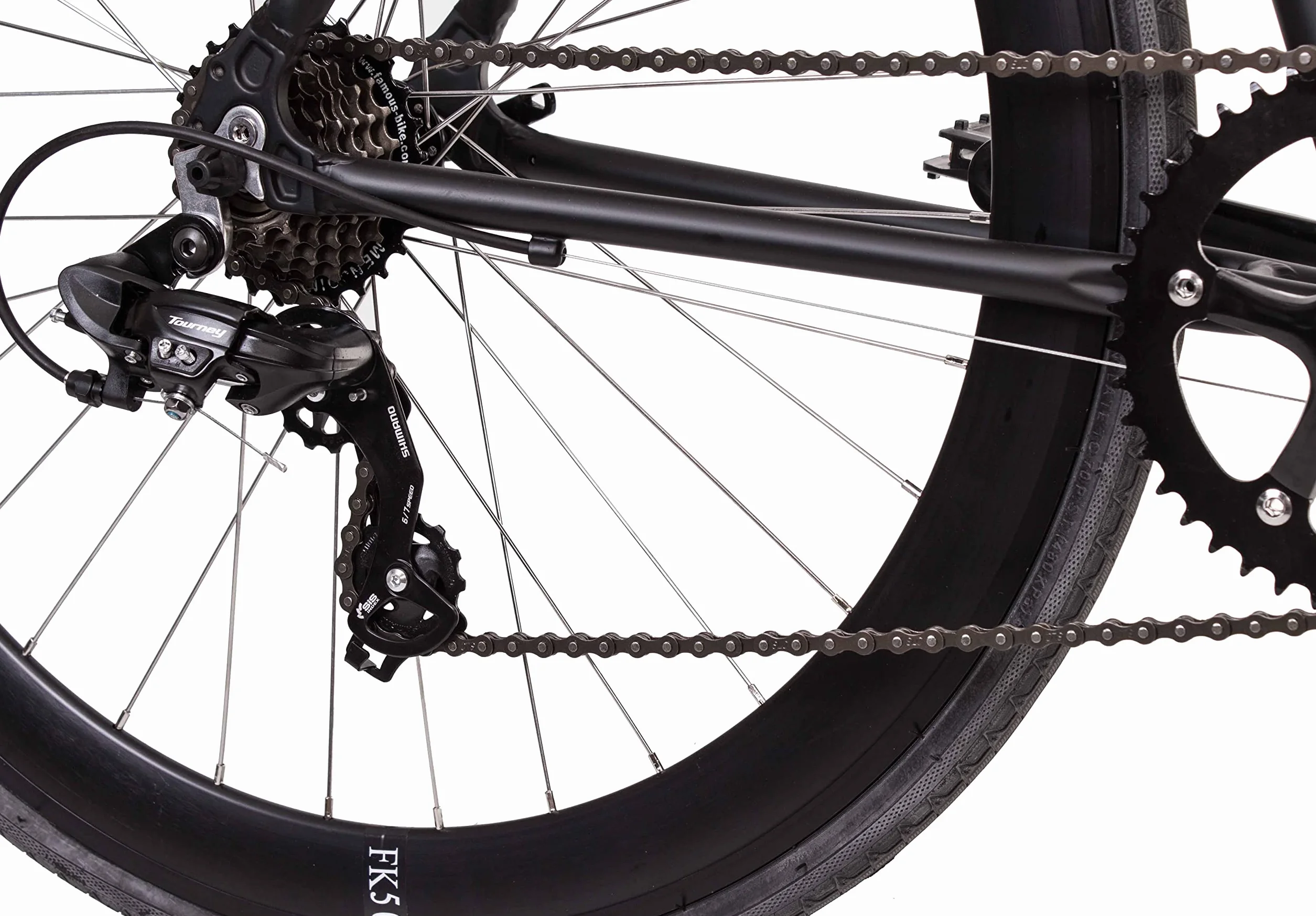 Vélo de route Urbain 700c Shimano 7 vitesses cadre aluminium guidon plat