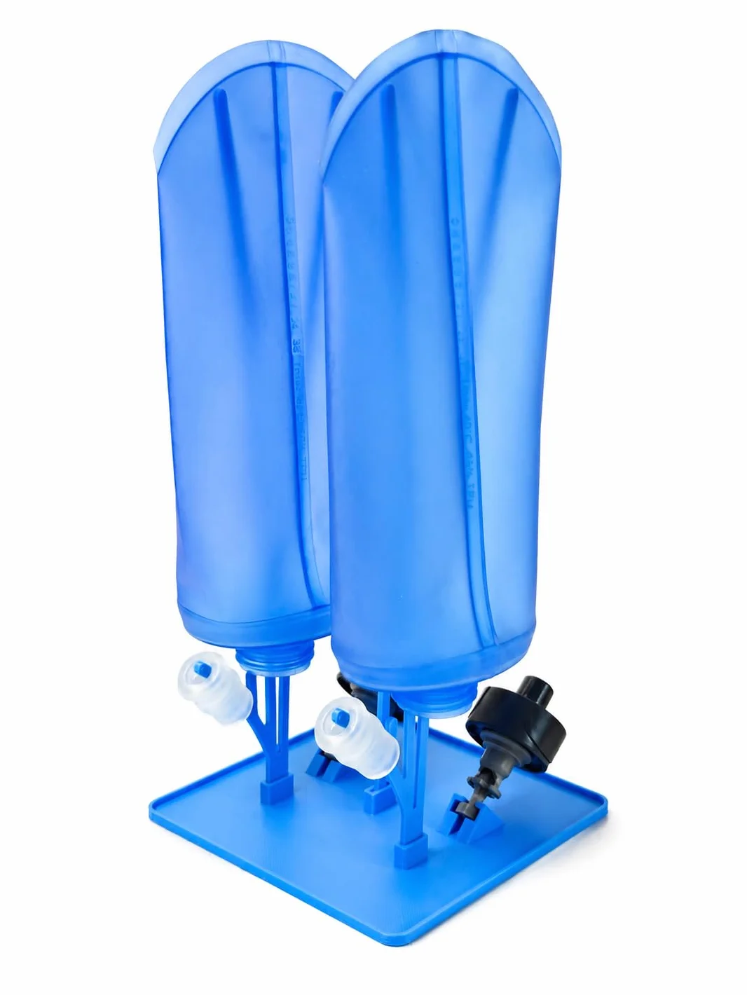 Support de Séchage Noir pour Flasque Souple 250ml 500ml Compatible Salomon Hydrapak Decathlon Anti Odeur Moisissure Démontable