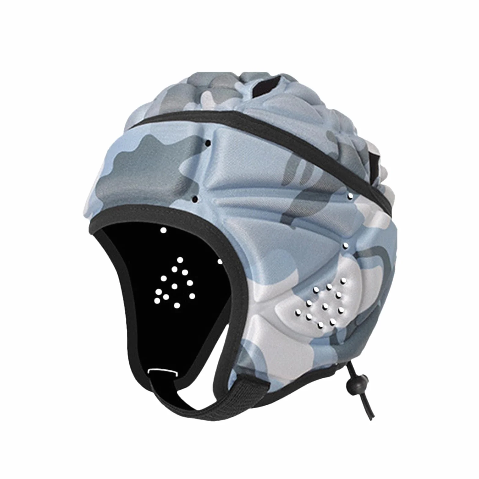 Casque pour enfants, casque de football pour enfants, rembourré, protection de la tête de l'Eva anti-collision, casque de football, protection de la tête sportive (34 x 20 cm)