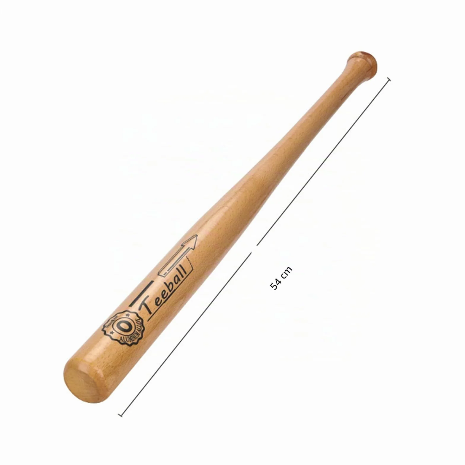 Batte de baseball en bois à prise confortable en bois dur Bâton de baseball Accessoire d'entraînement et de compétition
