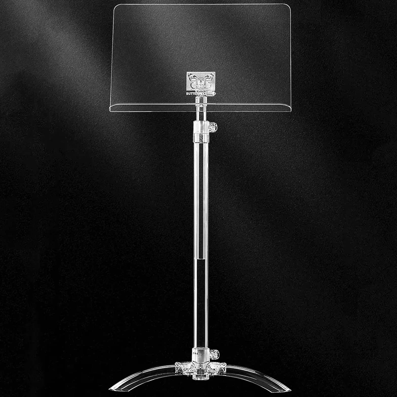Podium en Acrylique Transparent avec Pupitre Réglable en Hauteur pour Église