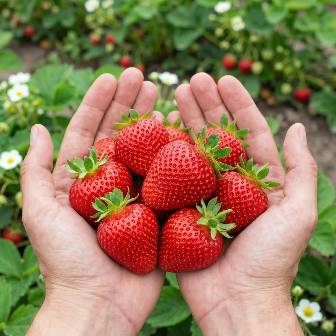 Fraise a planter Ostara - 20 plantes frigo A+ - Mélange de variétés - Fraisiers réfrigérés - Résistants au froid - Fragaria x ananassa