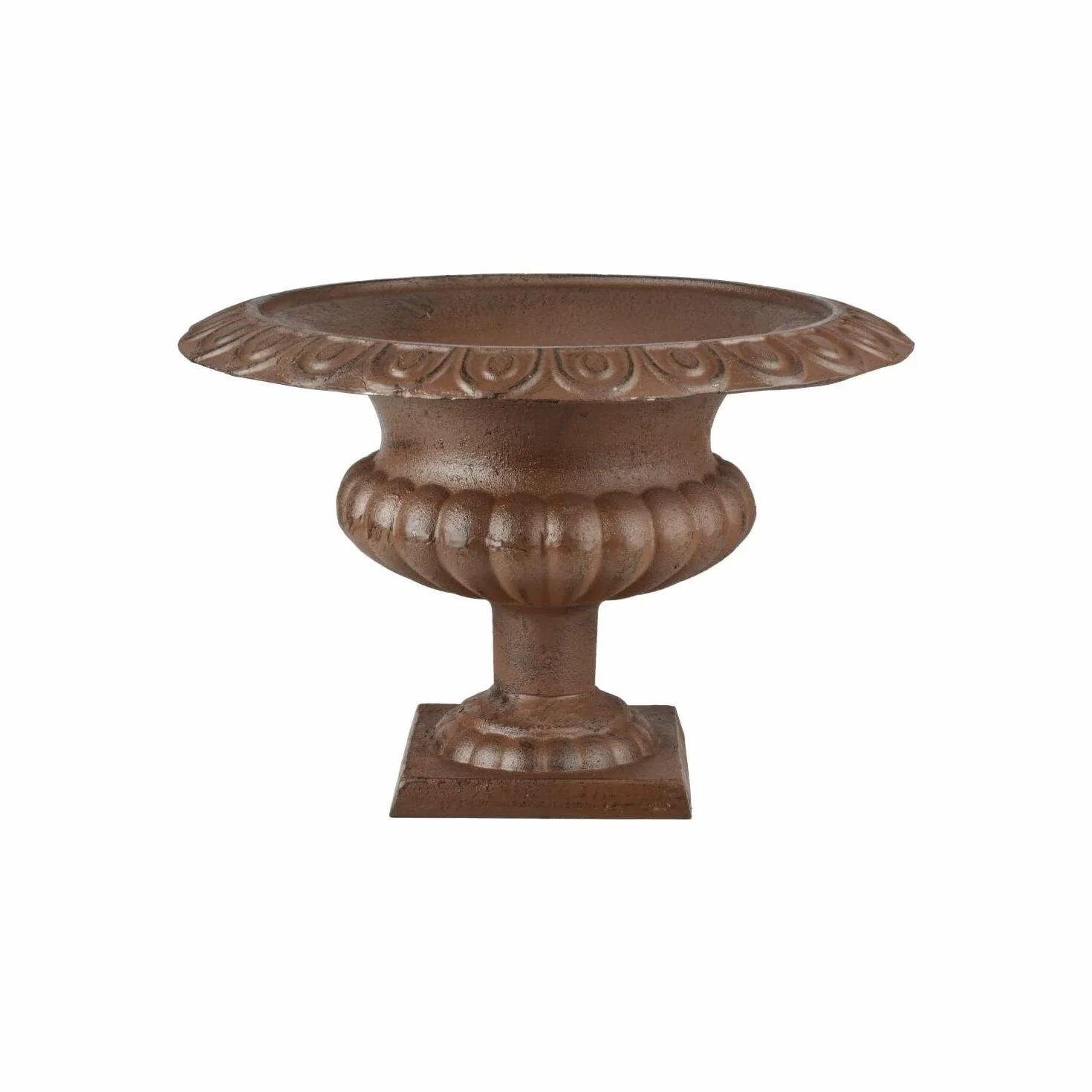 Esschert Design USA Pot de Fleurs urne en Fonte Marron