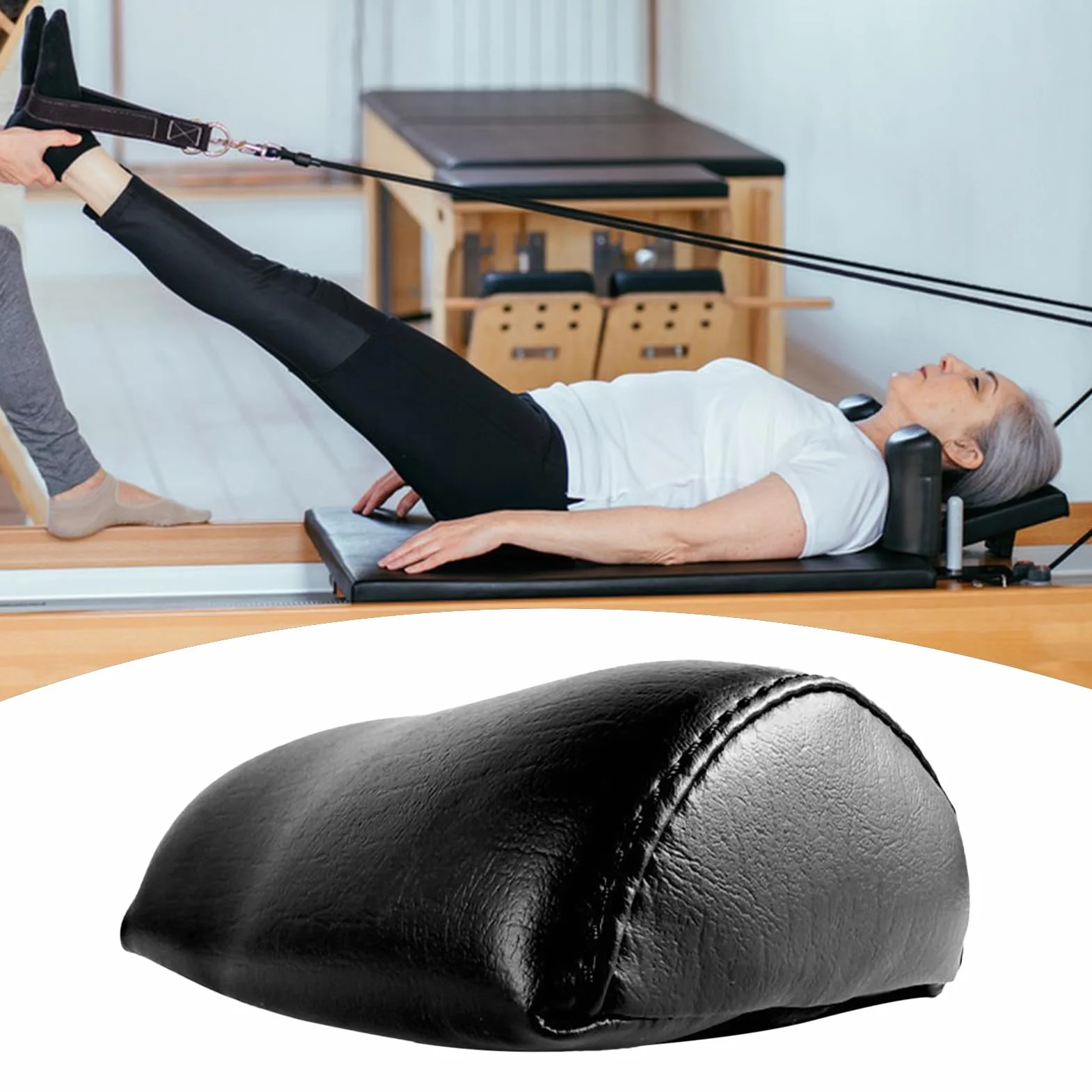 Oreiller de Tête pour Pilates,Oreiller de Sport pour Salle de Sport Maison - Équipement d'Entraînement Ergonomique - Utilisable sur Tapis de Yoga ou au Sol