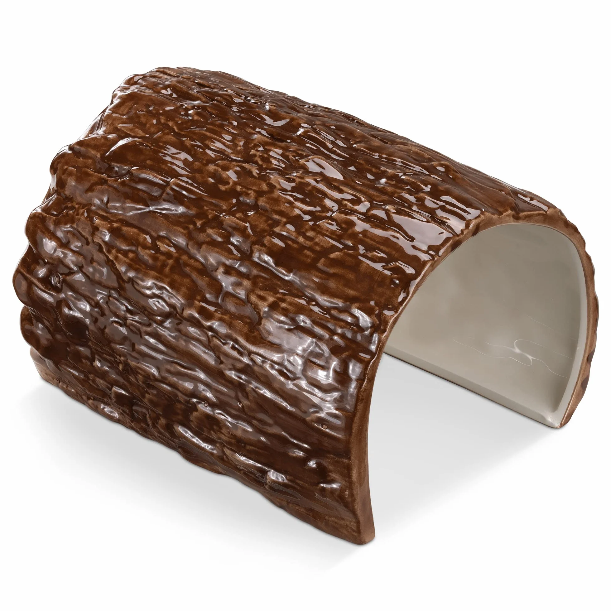 Navaris Abri pour Tortue Céramique 18 x 15 x 11,5 cm - Maison Petit Animal Hibernation Protection