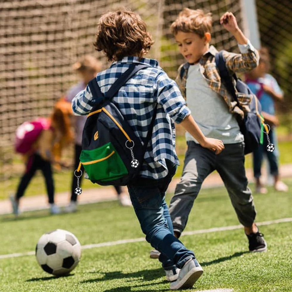 20 Pièces Mini Porte-Clés de Football - Ballon de Football pour Décoration de Fête et Cadeau d'Anniversaire pour Enfants