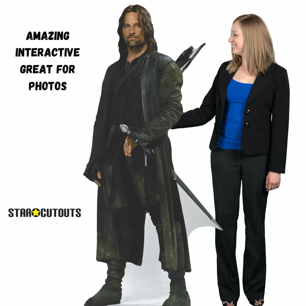 Star Cutouts SC4130 Aragorn - Le Seigneur des Anneaux Découpe en Carton Grandeur Nature