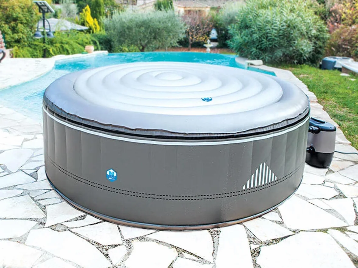 Couvercle Gonflable pour Spa Circulaire 6 Places Diamètre 165cm
