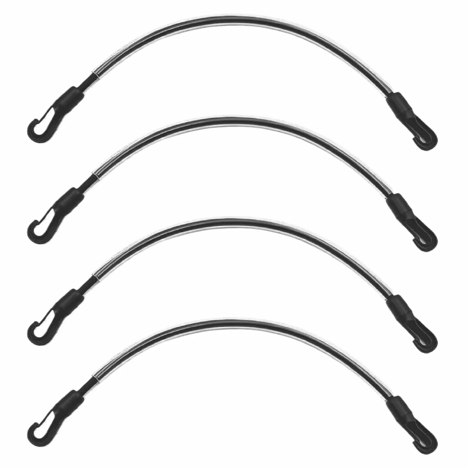 Sangle de queue pour couverture de cheval - 4 pièces - Accessoires d'équitation élastiques - Couverture de cheval - Courroie de queue - Pour entraîneurs, personnel d'écurie, école d'équitation