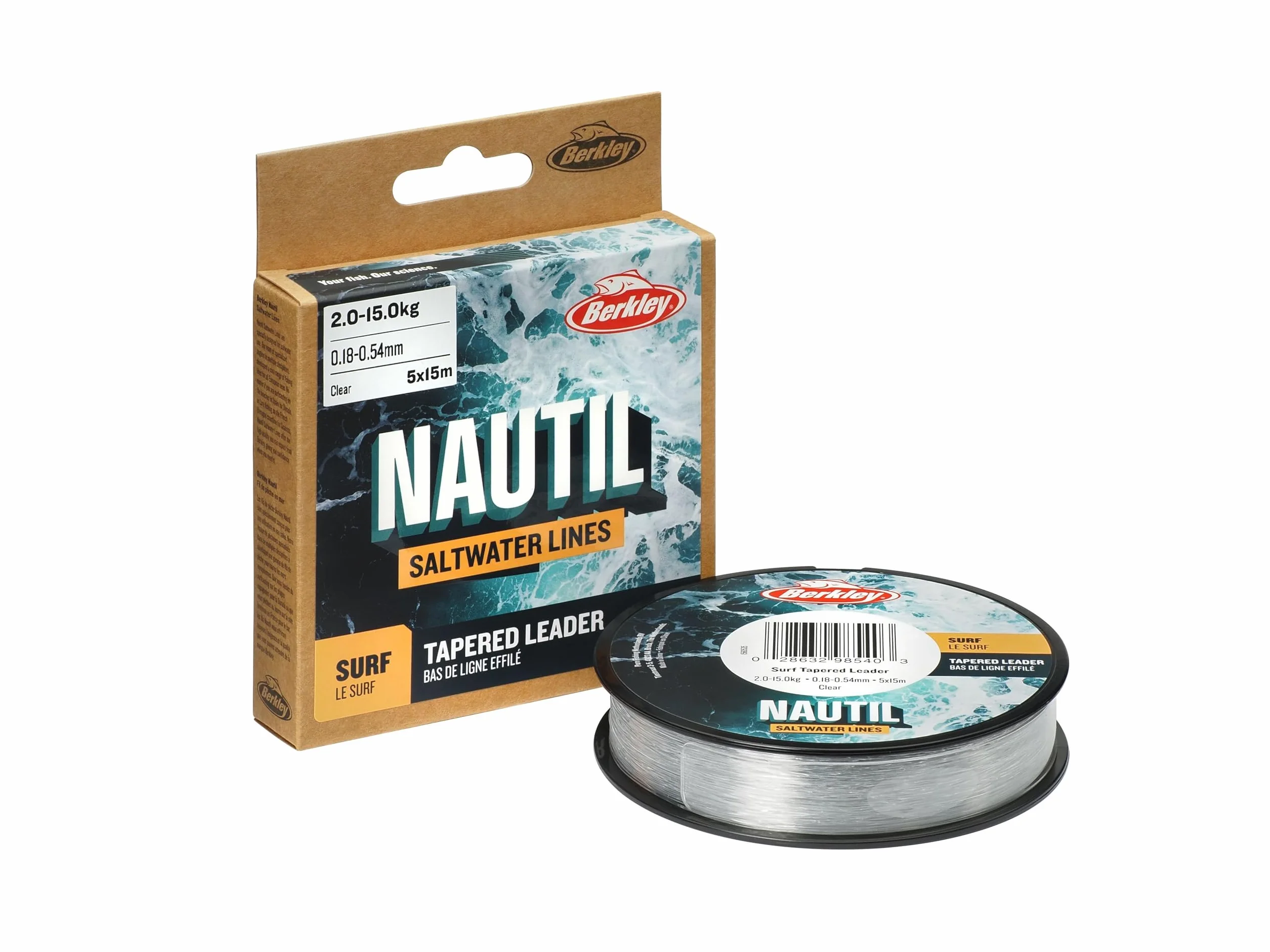 Berkley Nautil Surf Monofilament Tapered Main Fishing Line