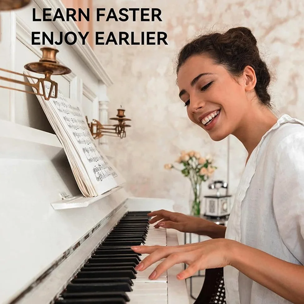 INF Etiquettes Amovibles pour Piano et Clavier 88 Touches Silicone