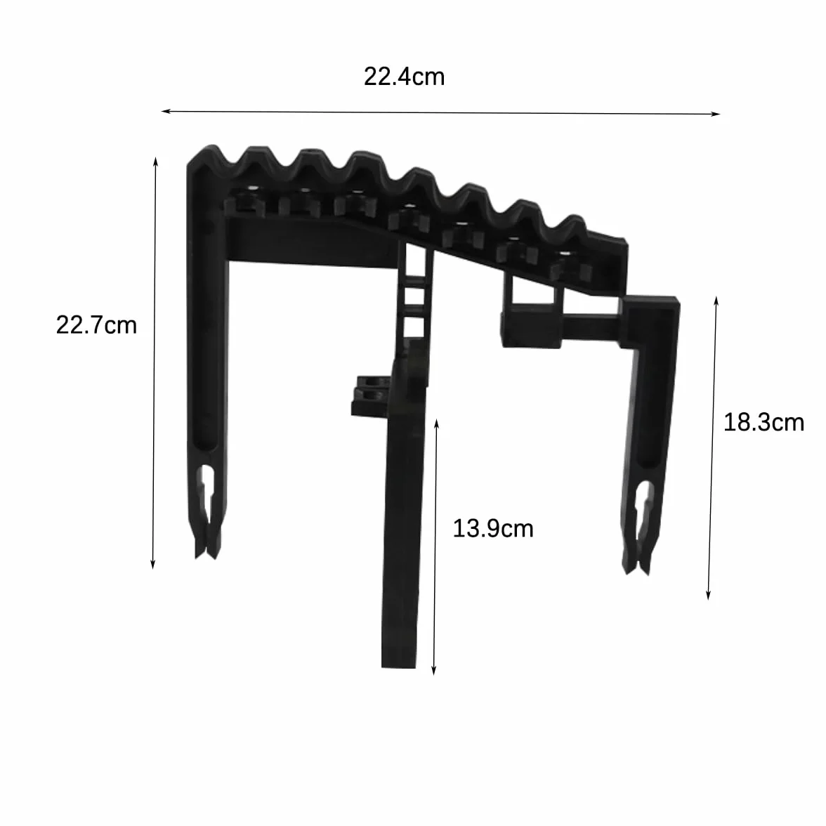Organisateurs de clubs de golf Supports de tiges Golf 9 Iron Club Holders Divider ABS Shafts Holder Stacker s'adapte à toutes les tailles de sacs Organisateur Blk
