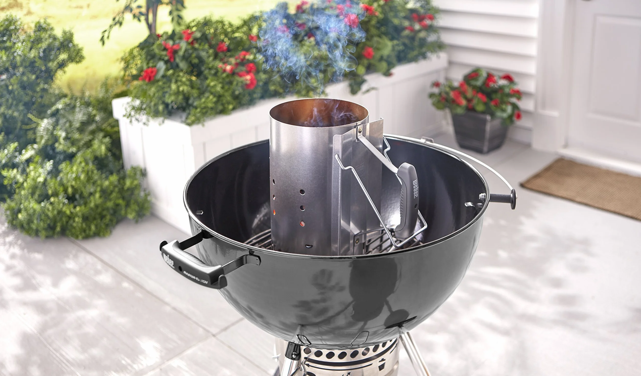 Weber Rapidfire Cheminée d’allumage Barbecue Charbon 6L Acier 32x20,5x32,5 cm