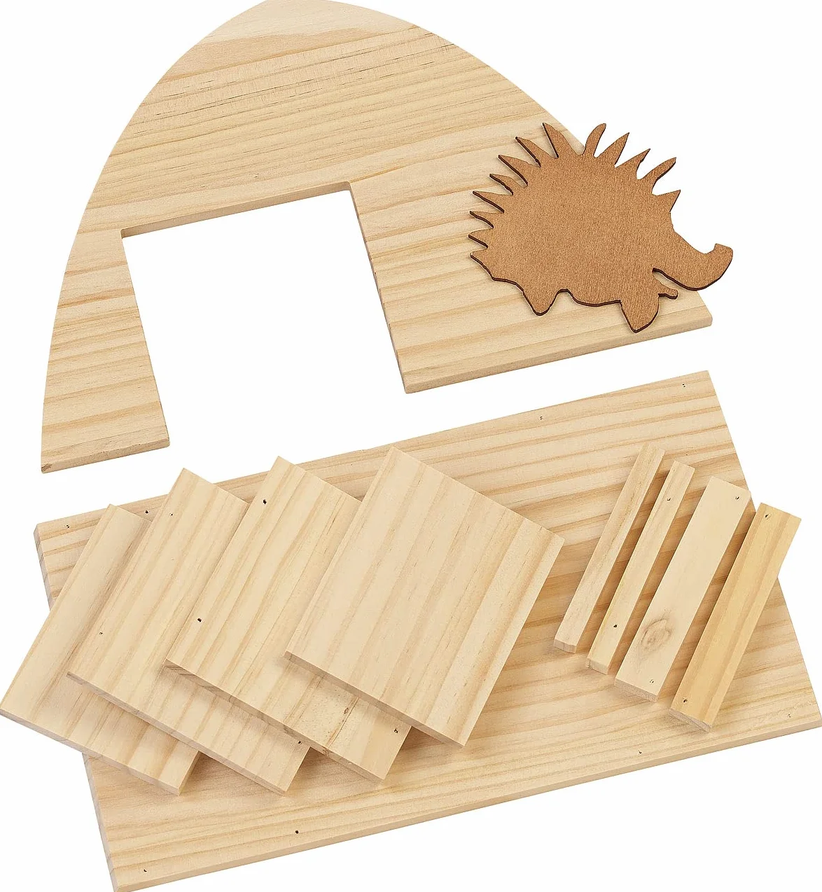 Abri pour hérisson en bois avec toit de bardeaux Royal Gardineer