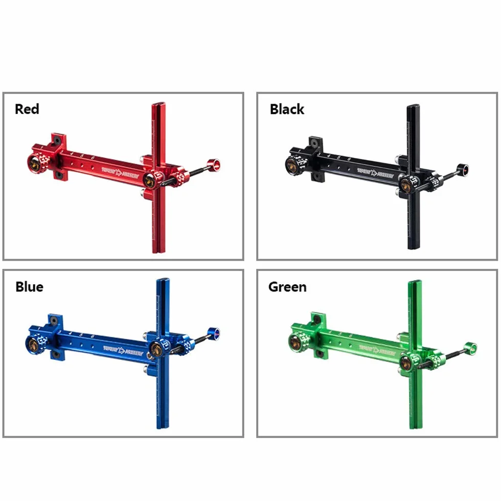 Visières d'arc Classique Viseur de Tir à l'arc Alliage d'aluminium Recurve Bow Sight 1 Broches Visières pour Arc Recourbé Accessoires Arc et Flèches