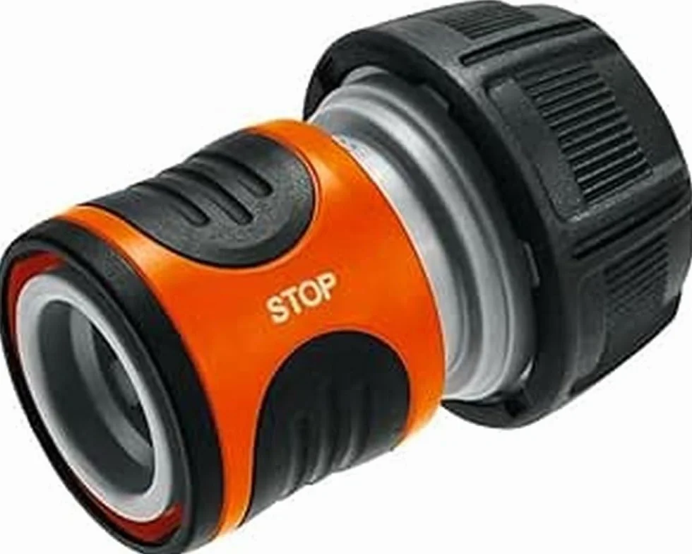 Gardena Raccord d'arrosage Aquastop 19 mm (3/4 Pouce) Connecteur enfichable Powergrip