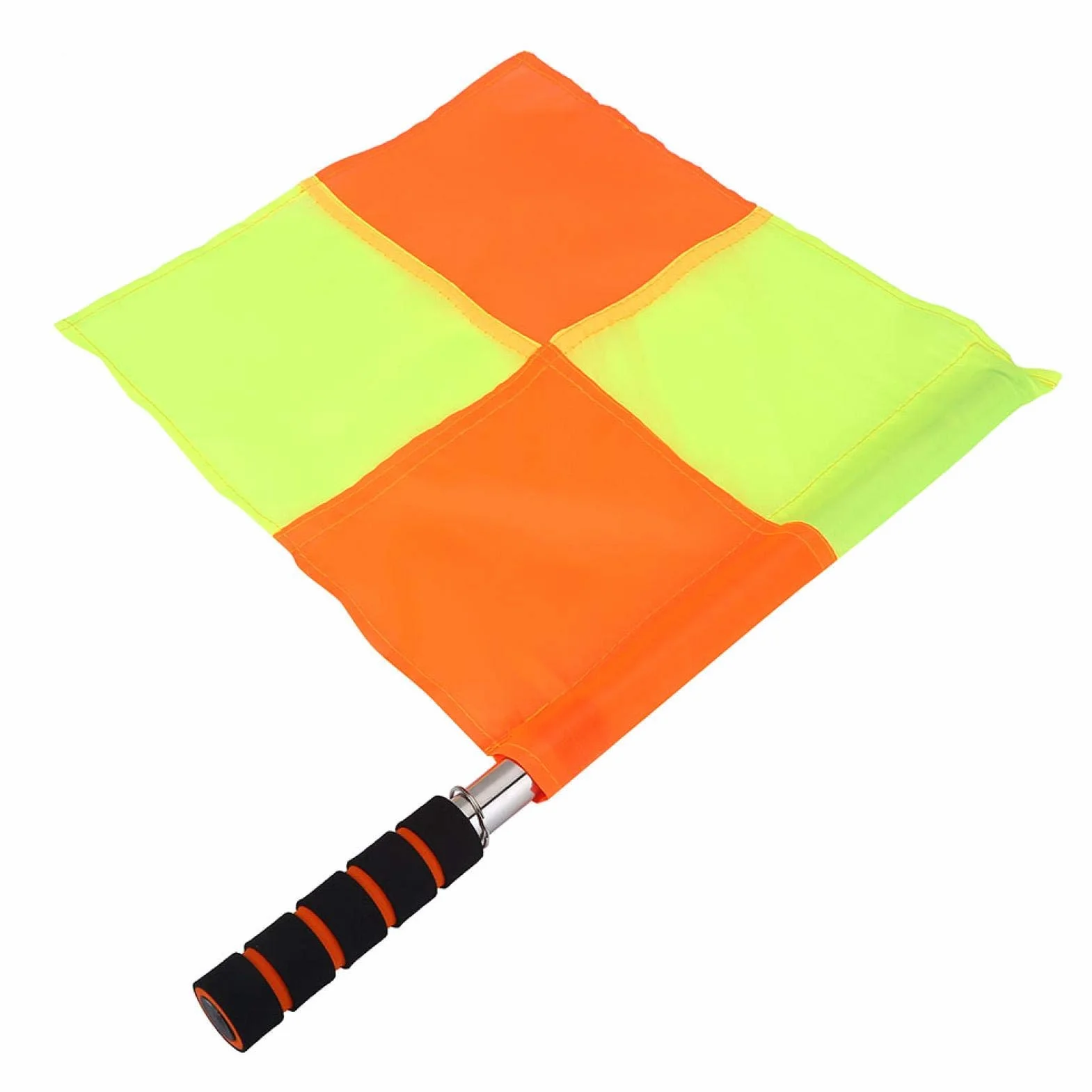 Voluxe Drapeau de Juge de Touche, Drapeau d'arbitre de Football Durable pour Les Amateurs de Plein air pour Le Joueur pour la Maison pour Amateur
