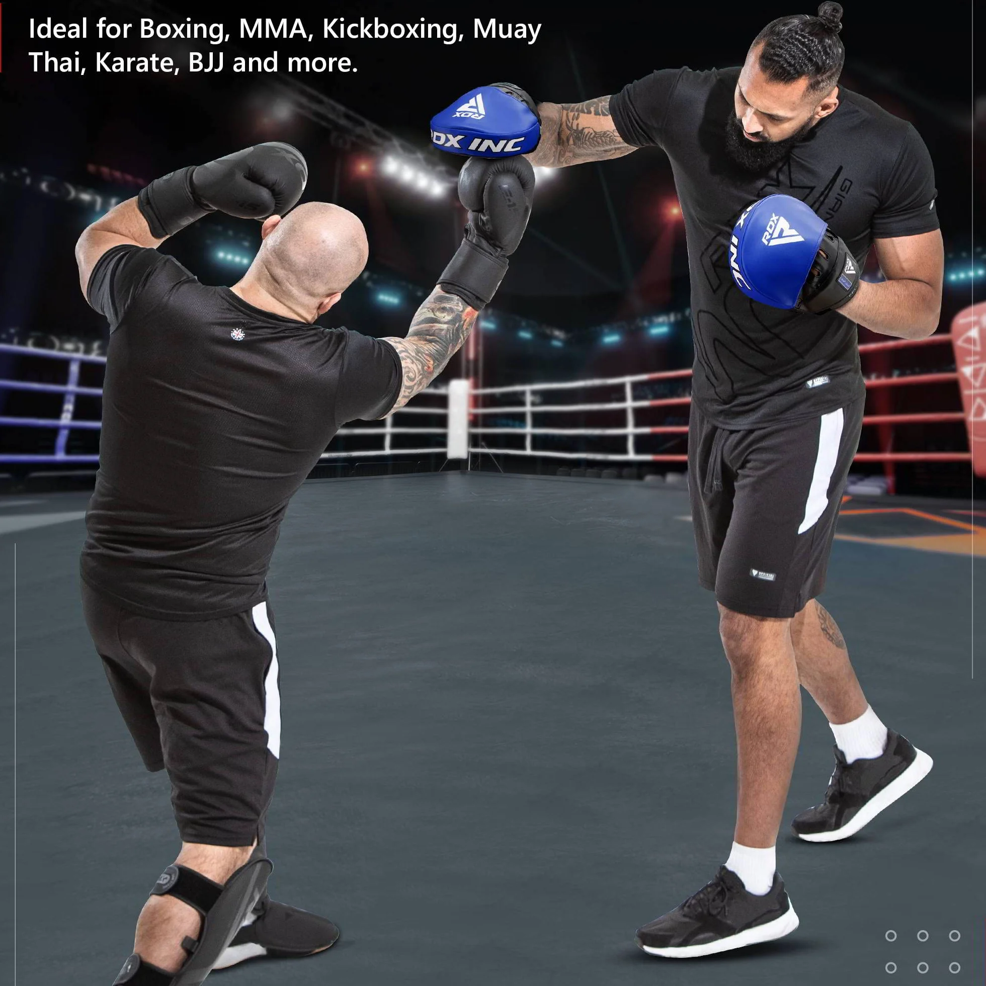 RDX Pattes d'ours Boxe MMA Incurvé Art Martiaux Bouclier Pao Muay Thai Kick Boxing Bouclier de Frappe Cible D'entraînement Mitaines Focus Pads Sports de Combat Taekwondo
