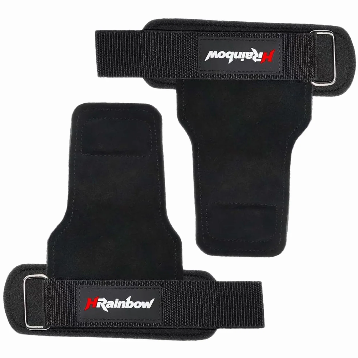 Sangles de Poignet d'Haltérophilie en Cuir Double Couche pour Hommes Femmes - Paire