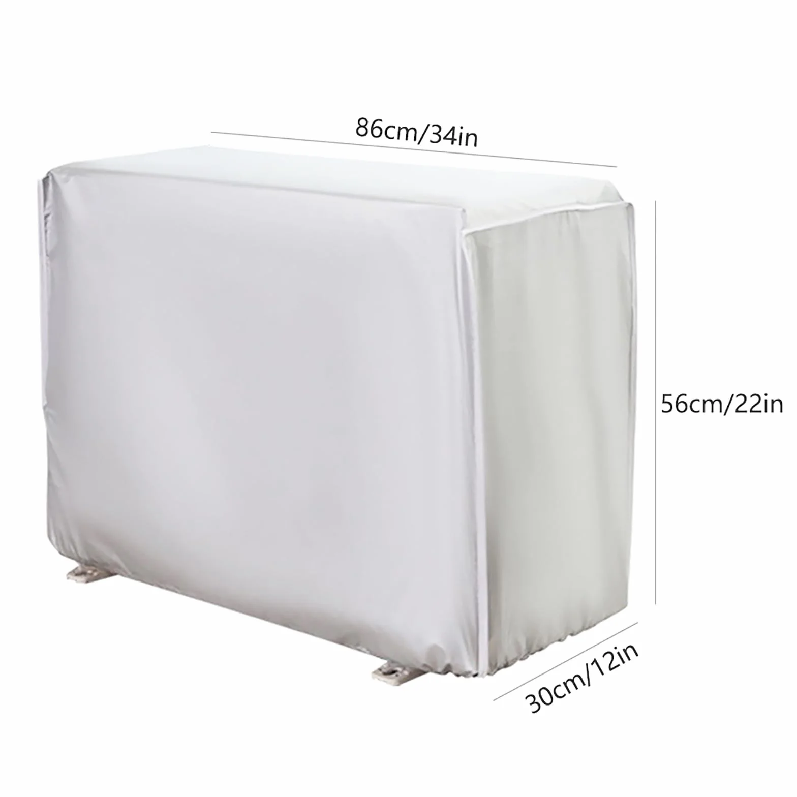 Housse pour climatiseur extérieur pompe à chaleur hiver anti poussière anti neige imperméable (M)