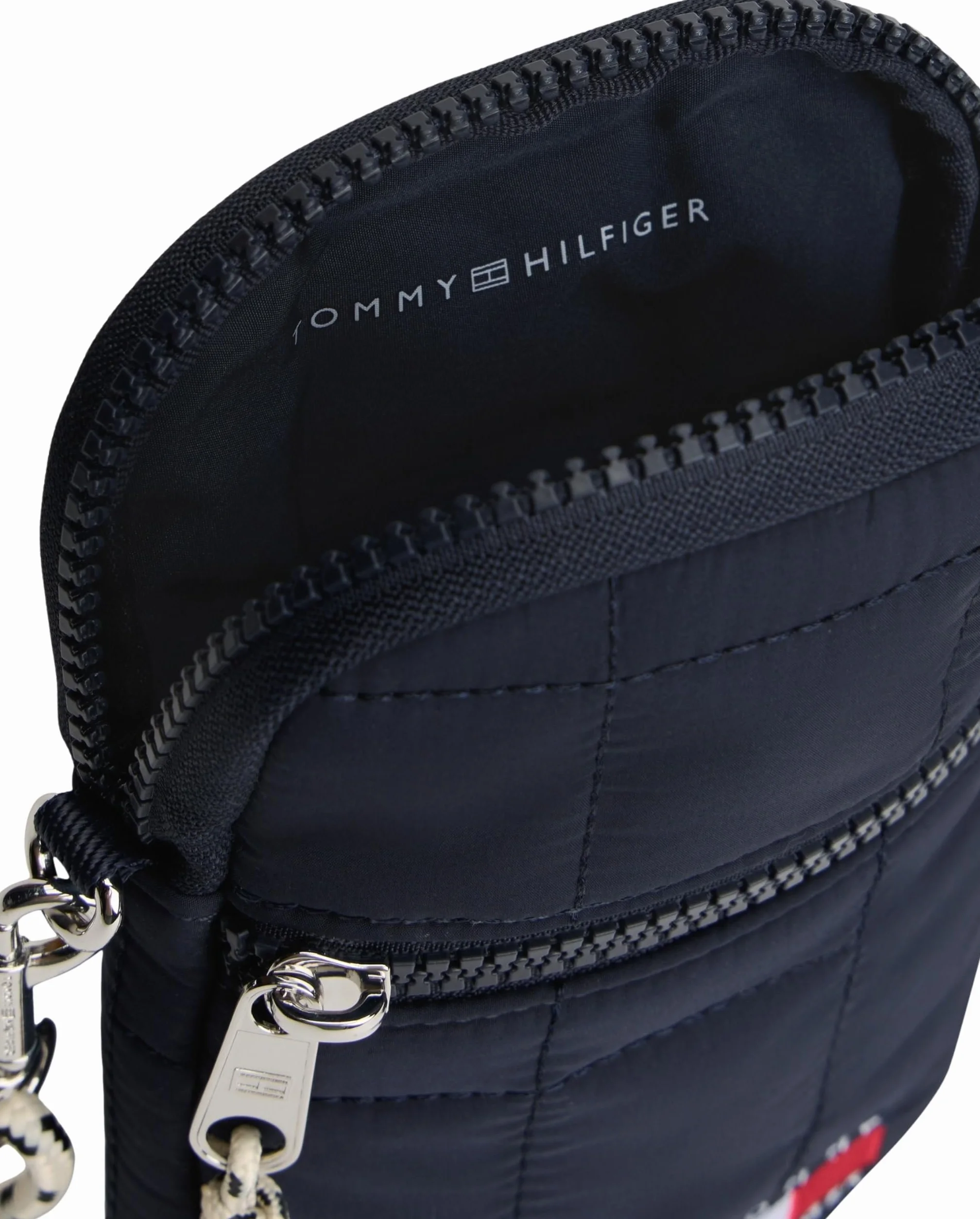 Tommy Hilfiger Wavy Flag Quilted Phone Bag Mixte Enfant Space Blue