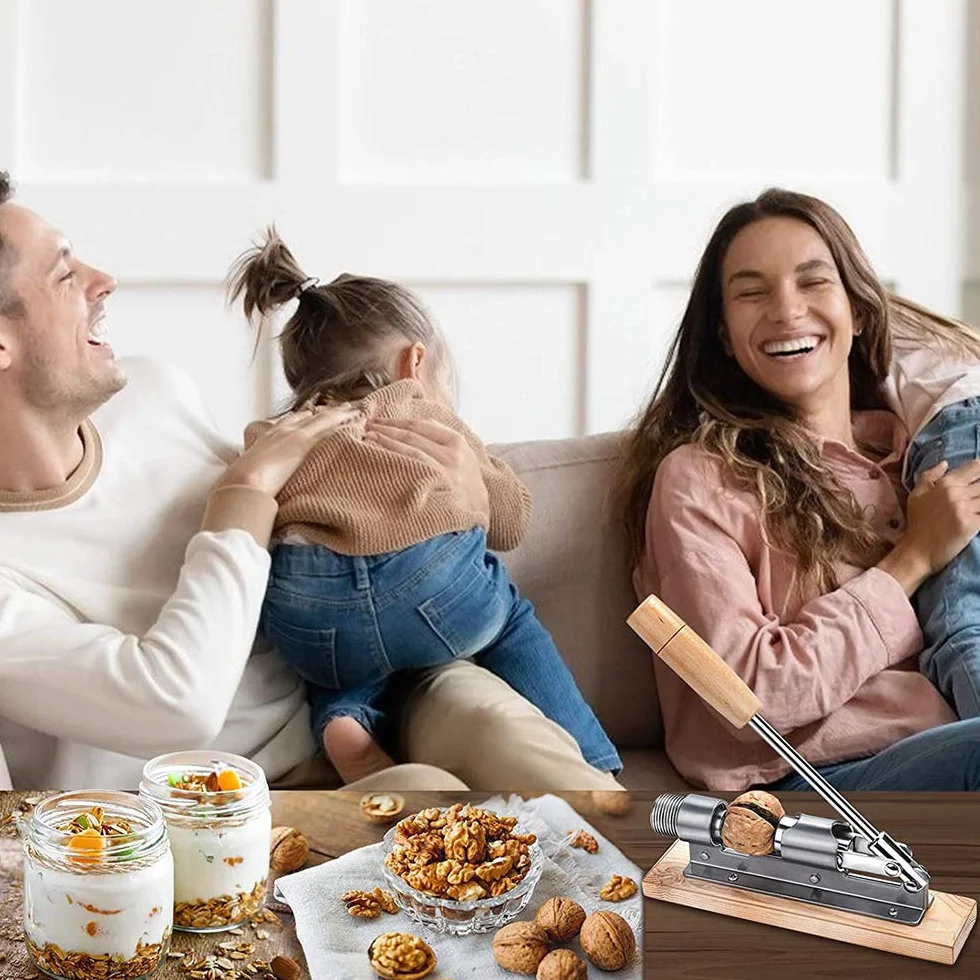Casse-Noisette Manuel Inoxydable Pince à Châtaignes Ouvre-Écrou Cuisine