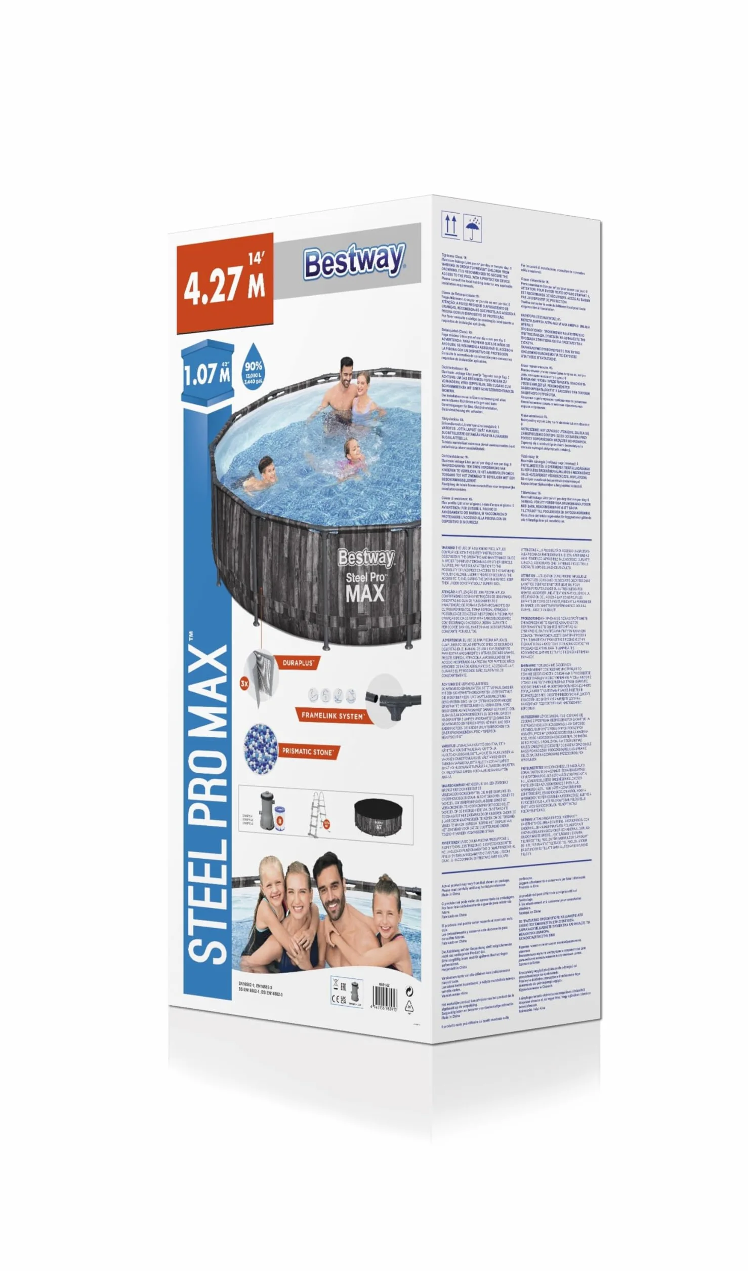 Bestway Steel Pro Max 14' x 42" Pool Set 4.27m x 1.07m