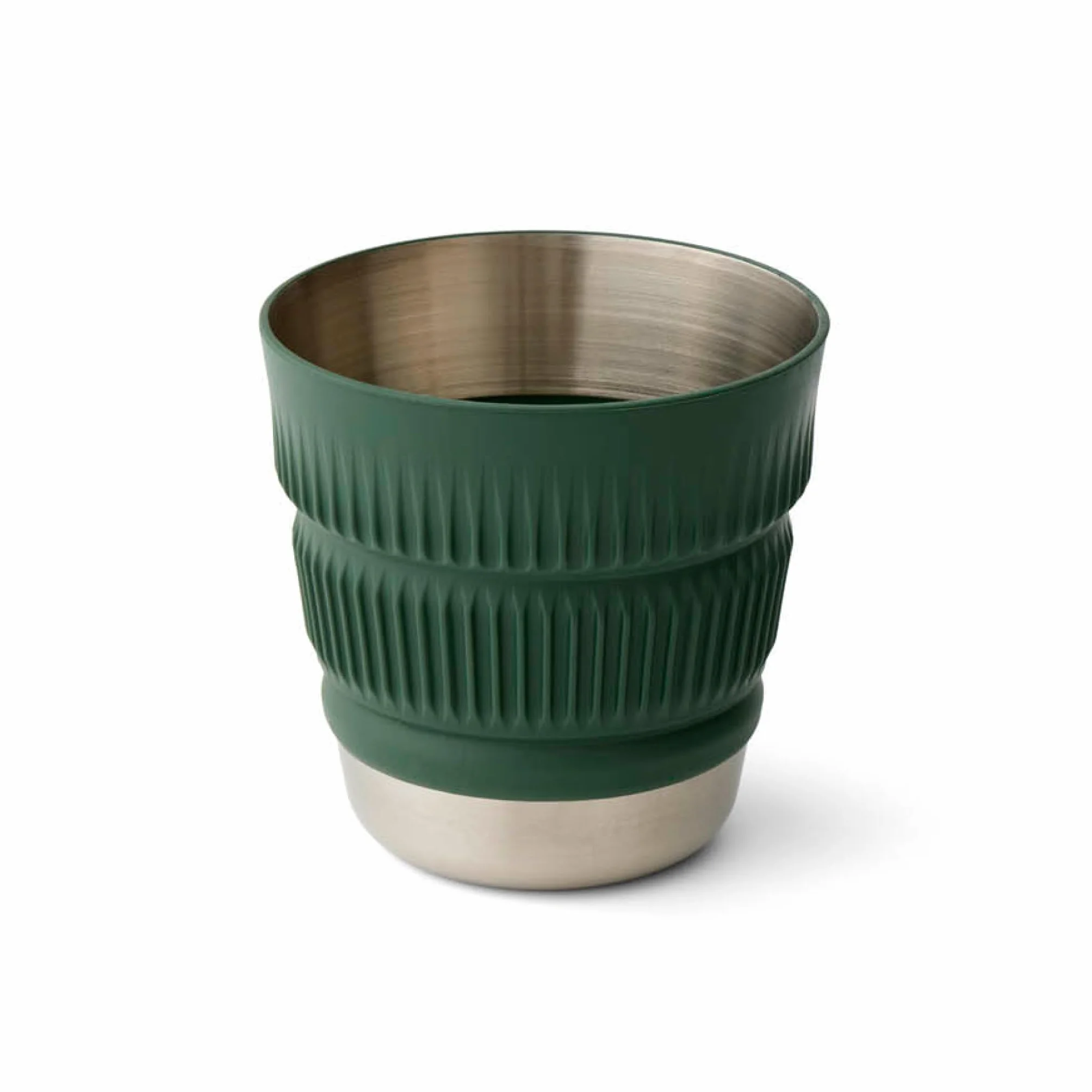 Sea to Summit Detour Tasse de camp pliable en acier inoxydable, 473 ml, couronne de laurier vert