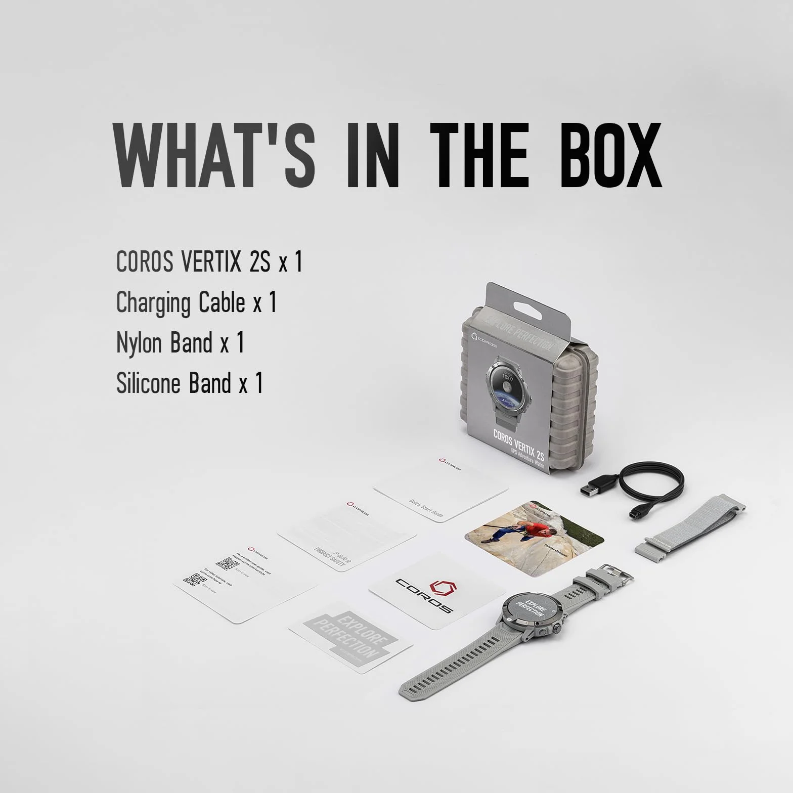 COROS VERTIX 2S Montre GPS d'aventure 40 Jours Autonomie Navigation Cartes Hors Ligne