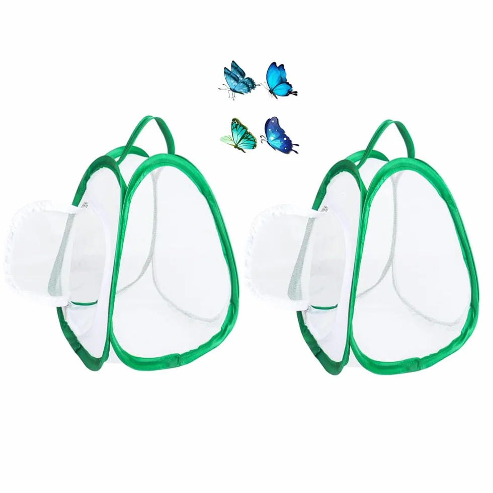 Cage pour papillons Filet de culture pour enfants 2 insectes
