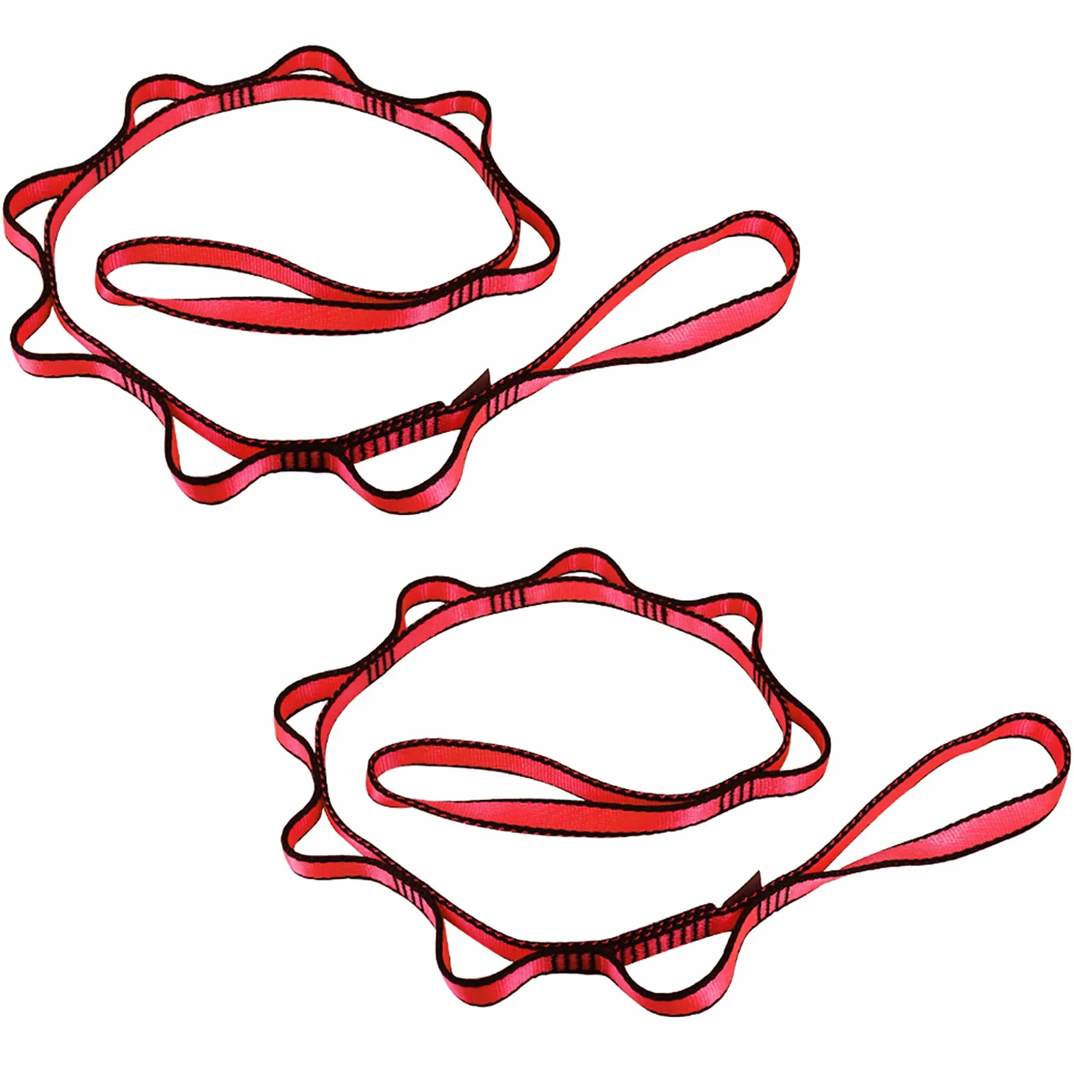 KIKIGOAL Lot de 2 sangles d'escalade robustes en nylon réglables pour yoga, pilates