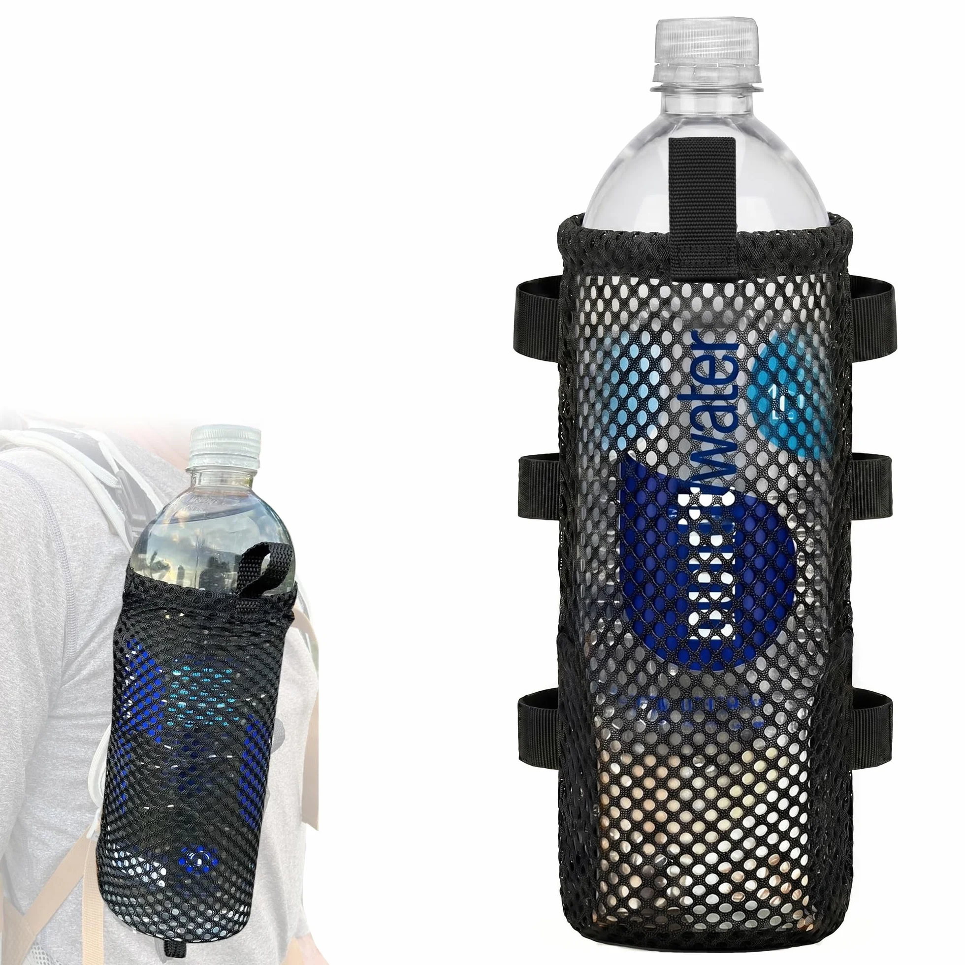 Sac à dos bandoulière porte-bouteille d'eau
