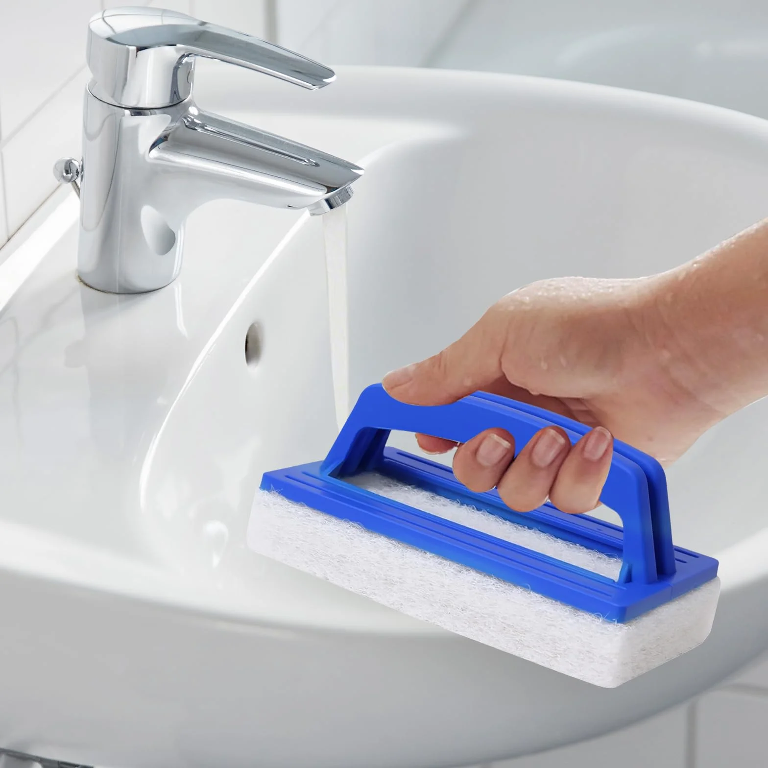 Brosse Éponge Ligne d'eau Piscine 2 Pièces Nettoyage