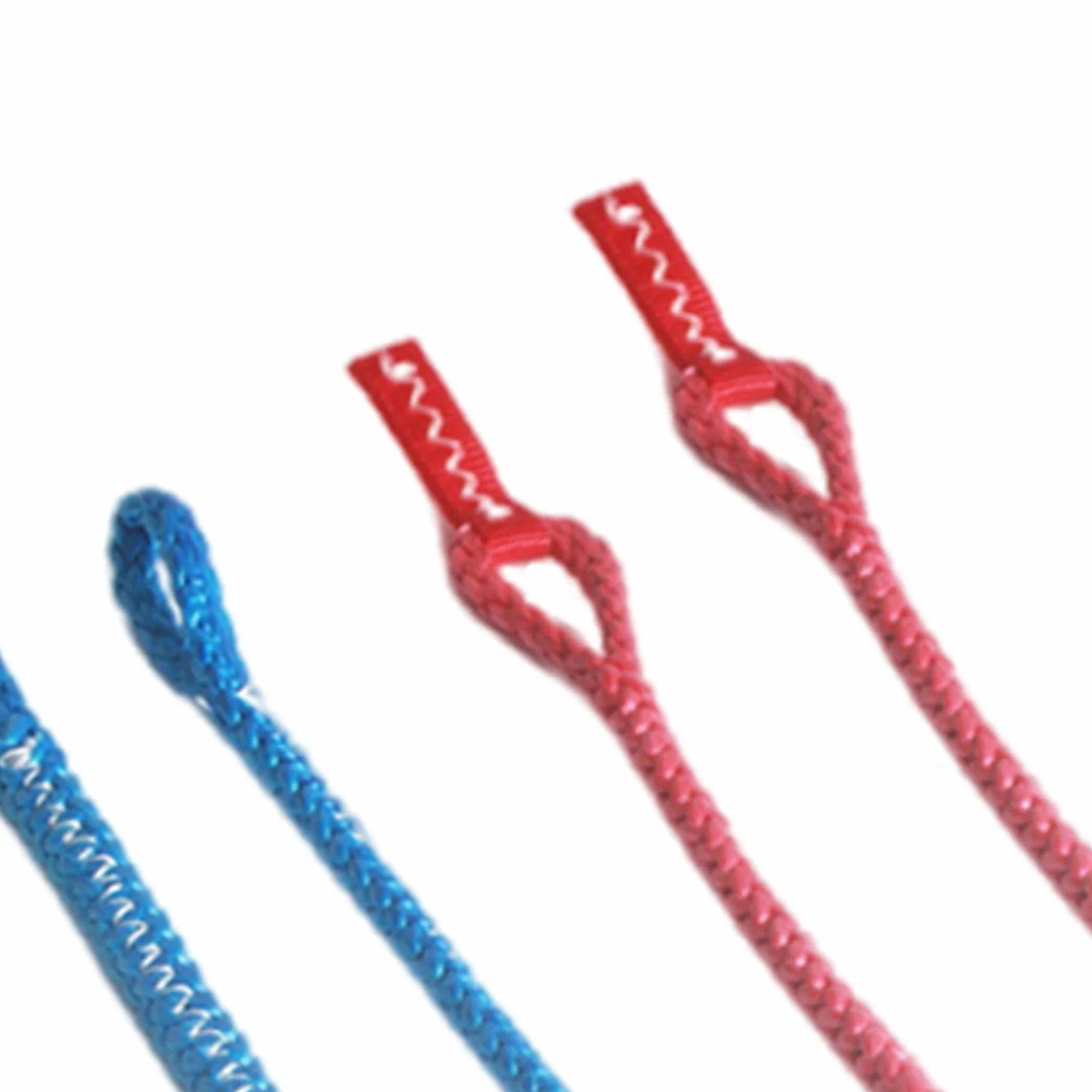 Lot de 4 queues de cochon universelles kitesurf 1000 kg Rouge Bleu