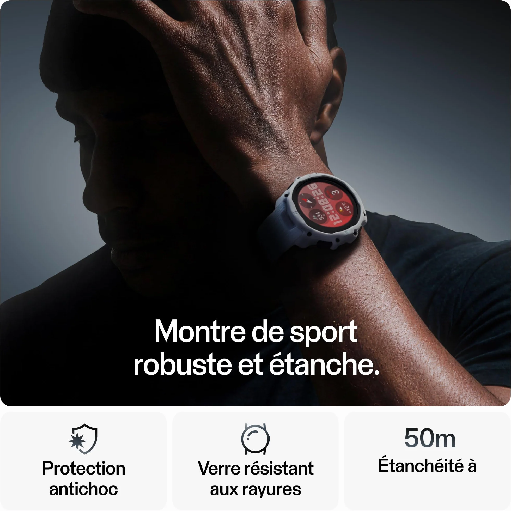 Polar Street X Montre de Sport GPS Entraînement Hybride Étanche Robuste Garantie 3 Ans