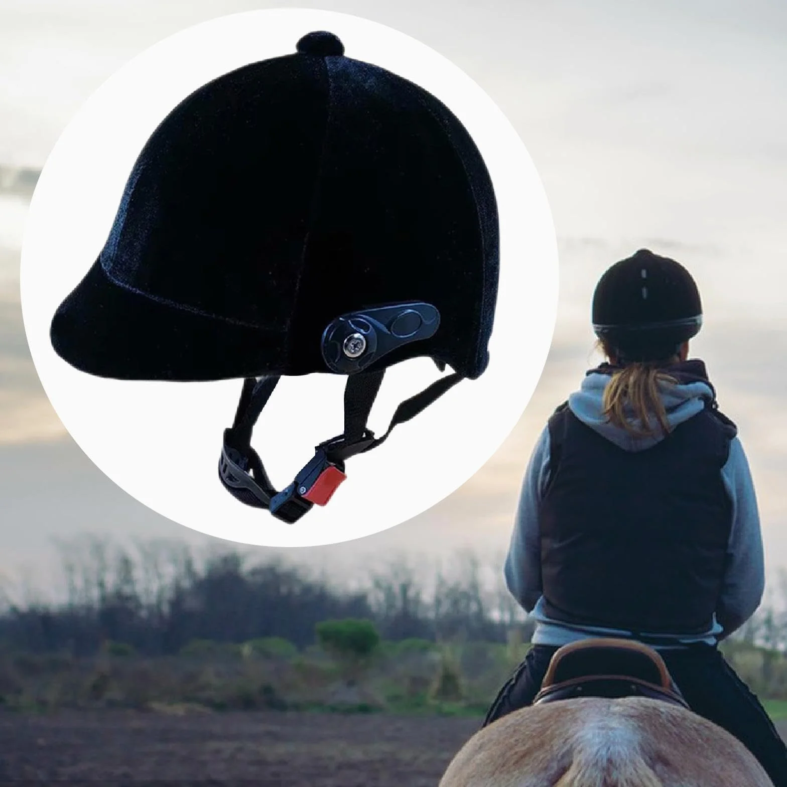 Casque D'équitation, équipement de Casque équestre, Casquette D'équitation Légère et Réglable, Chapeau de Chevalier, équipement D'équitati