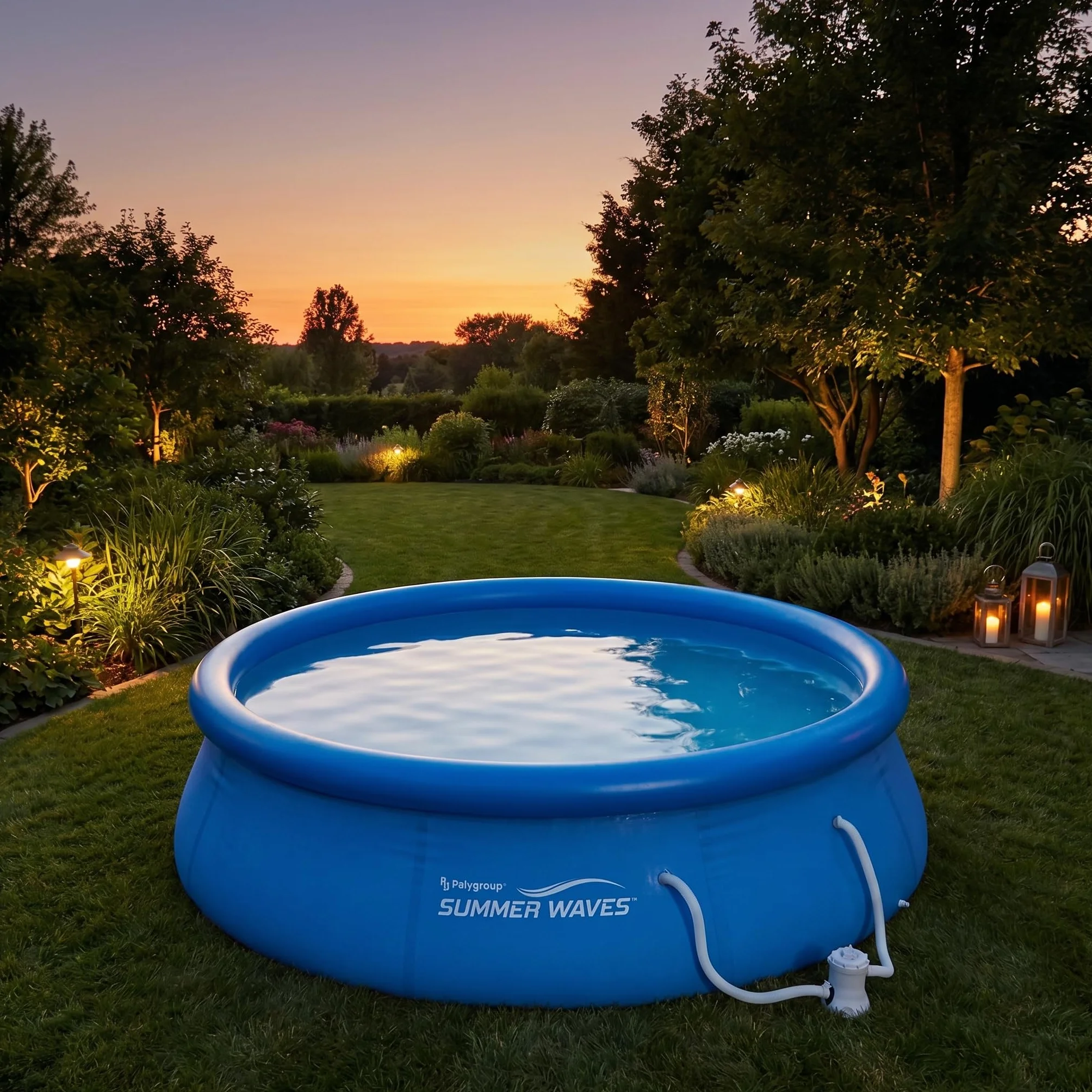 Summer Waves Piscine 366 x 91 cm avec Pompe de Filtration