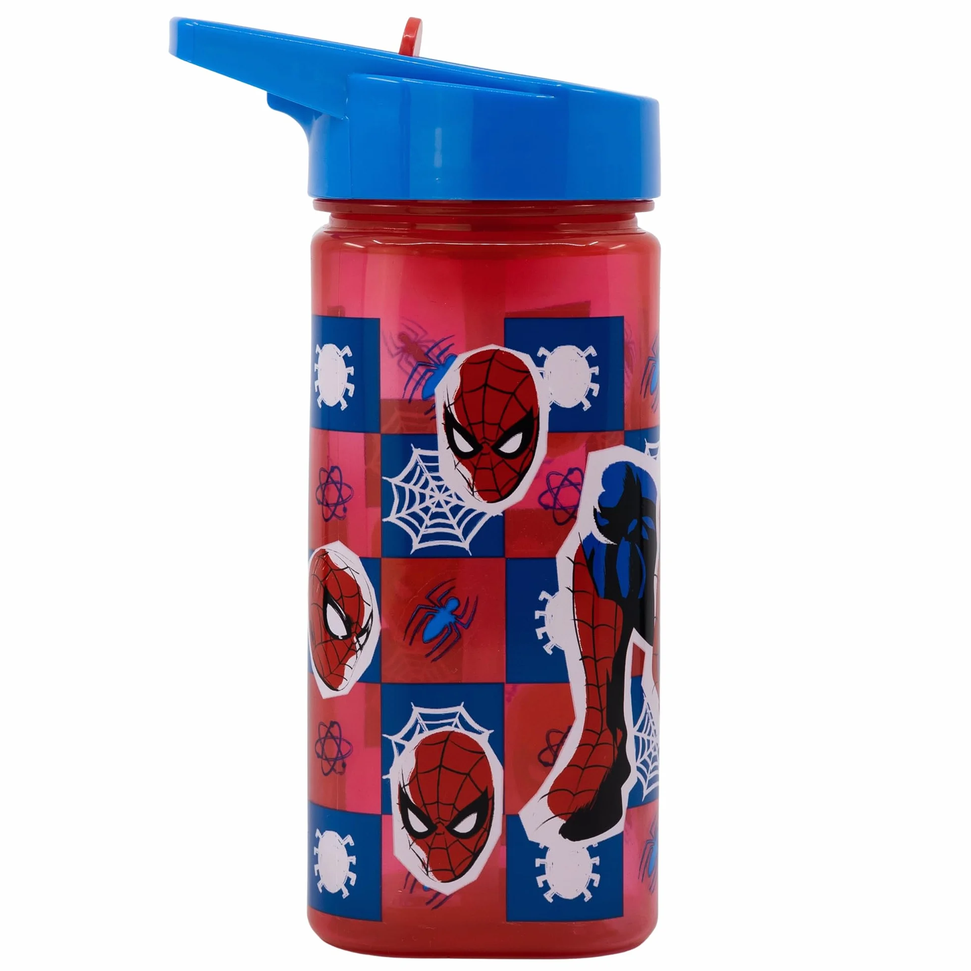 STOR Gourde en Aluminium Spider-Man 740ml - Bouteille Réutilisable avec Bouchon de Sécurité - Idéale pour Jeunes Adultes et Fans
