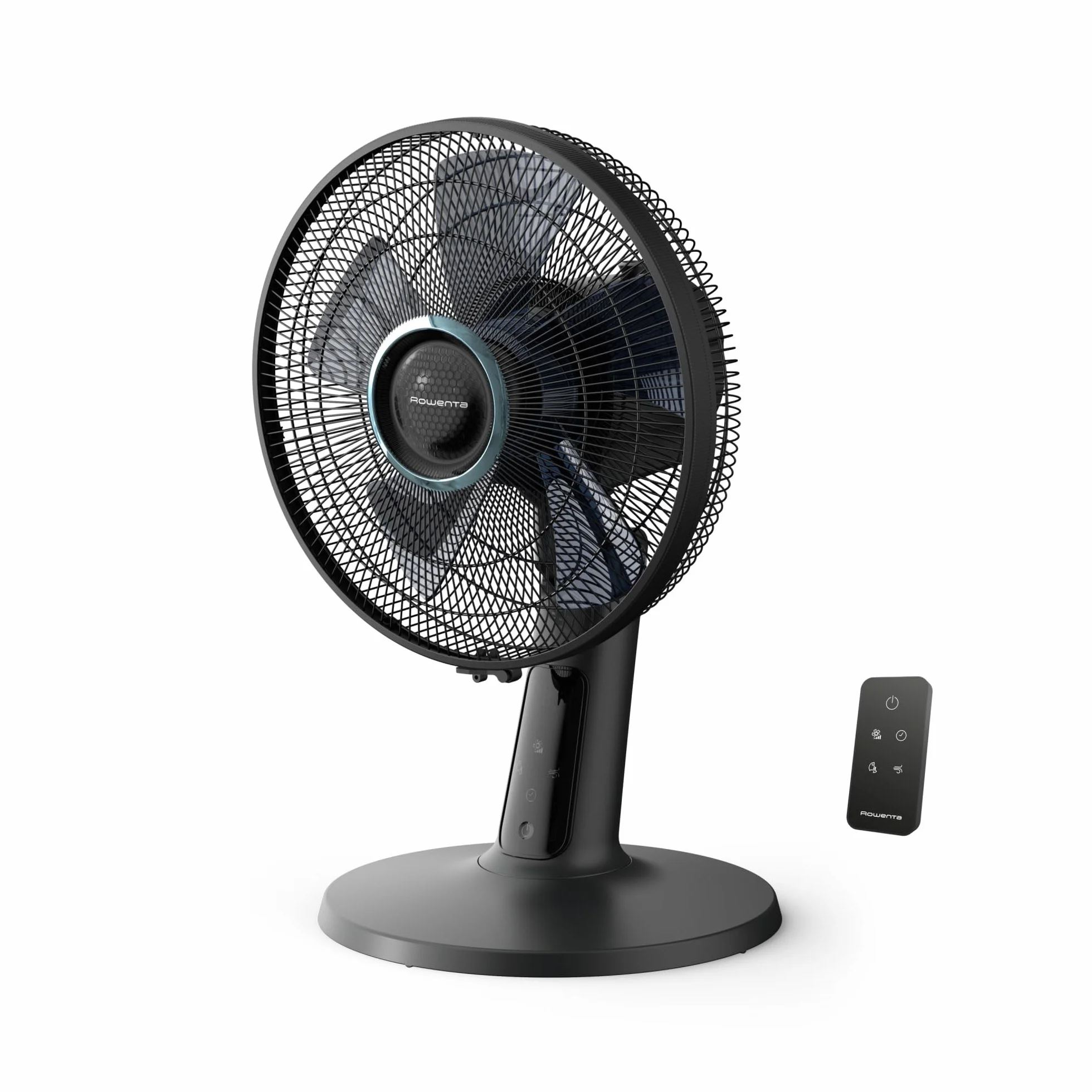 Rowenta Turbo Silence Extreme+ ventilateur de table 32 dB débit d'air 7,5 m 5 vitesses 2 modes automatiques oscillation 120° télécommande minuterie 8 h VU2750F0