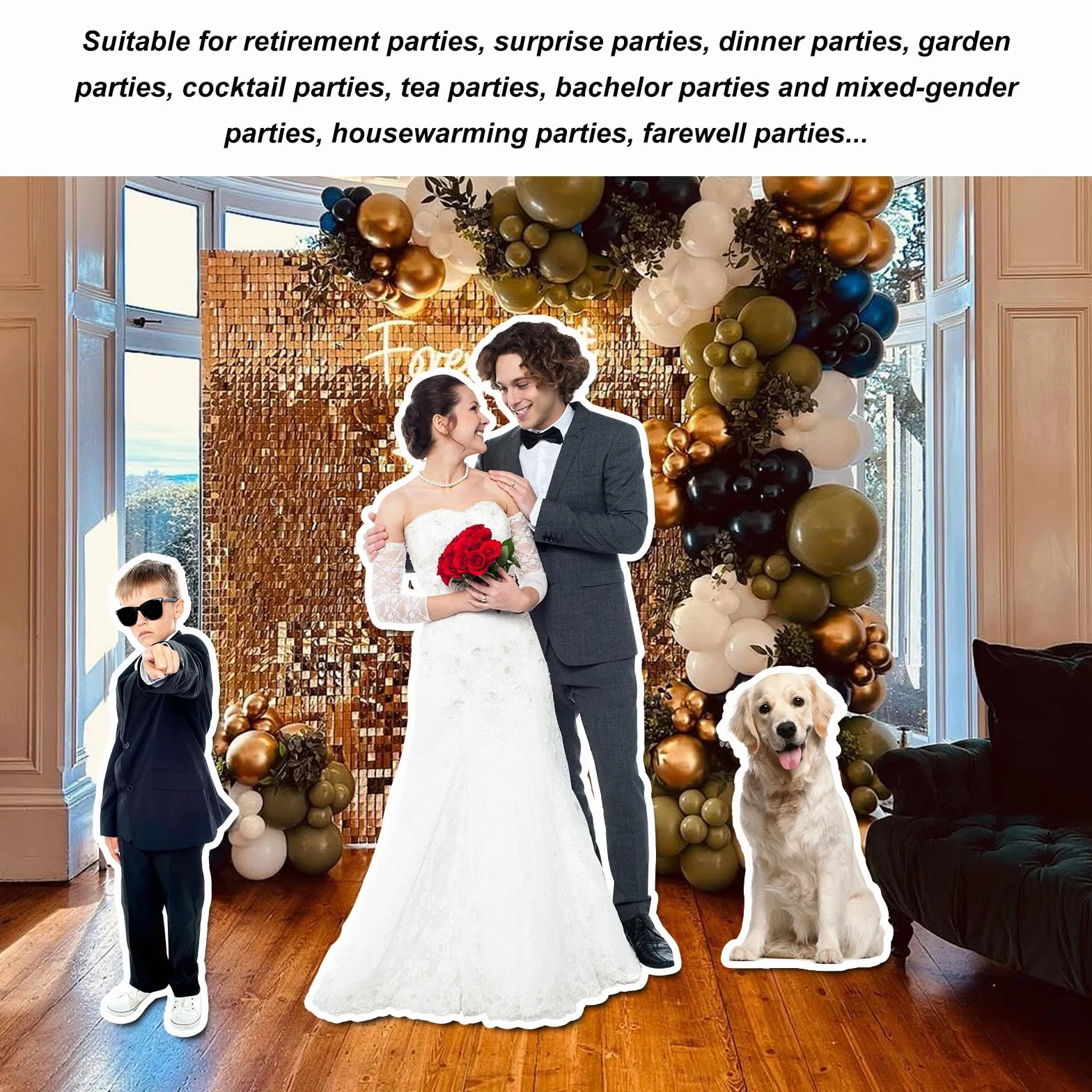 Figurine Carton Personnalisée Grandeur Nature Découpe sur Mesure Silhouette Life Size Cadeau Mariage