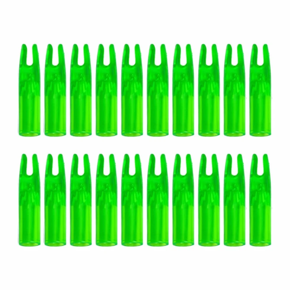 DONGKER Cames de flèche en plastique pour tir à l'arc, 6 mm, lot de 20